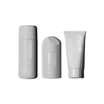 the barrier set - glazing milk, peptide glazing fluid, barrier restore cream