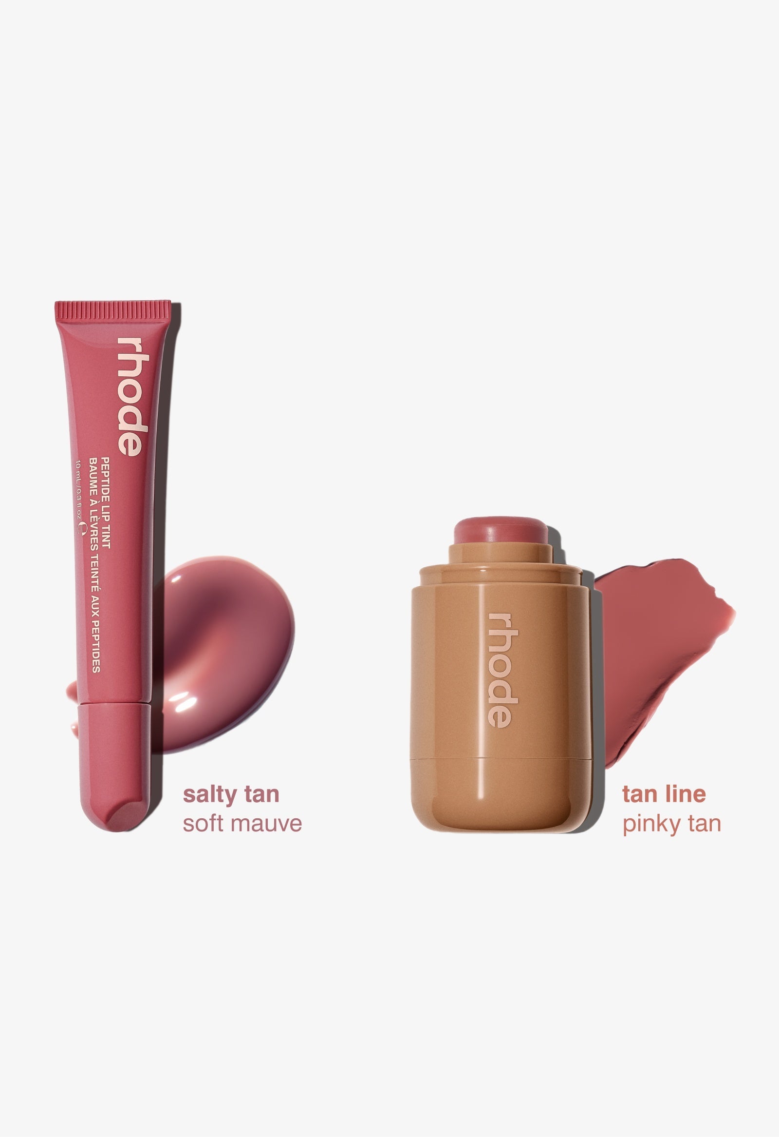 salty tan soft mauve, tan line pinky tan