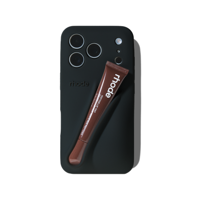 black lip case with peptide lip tint espresso