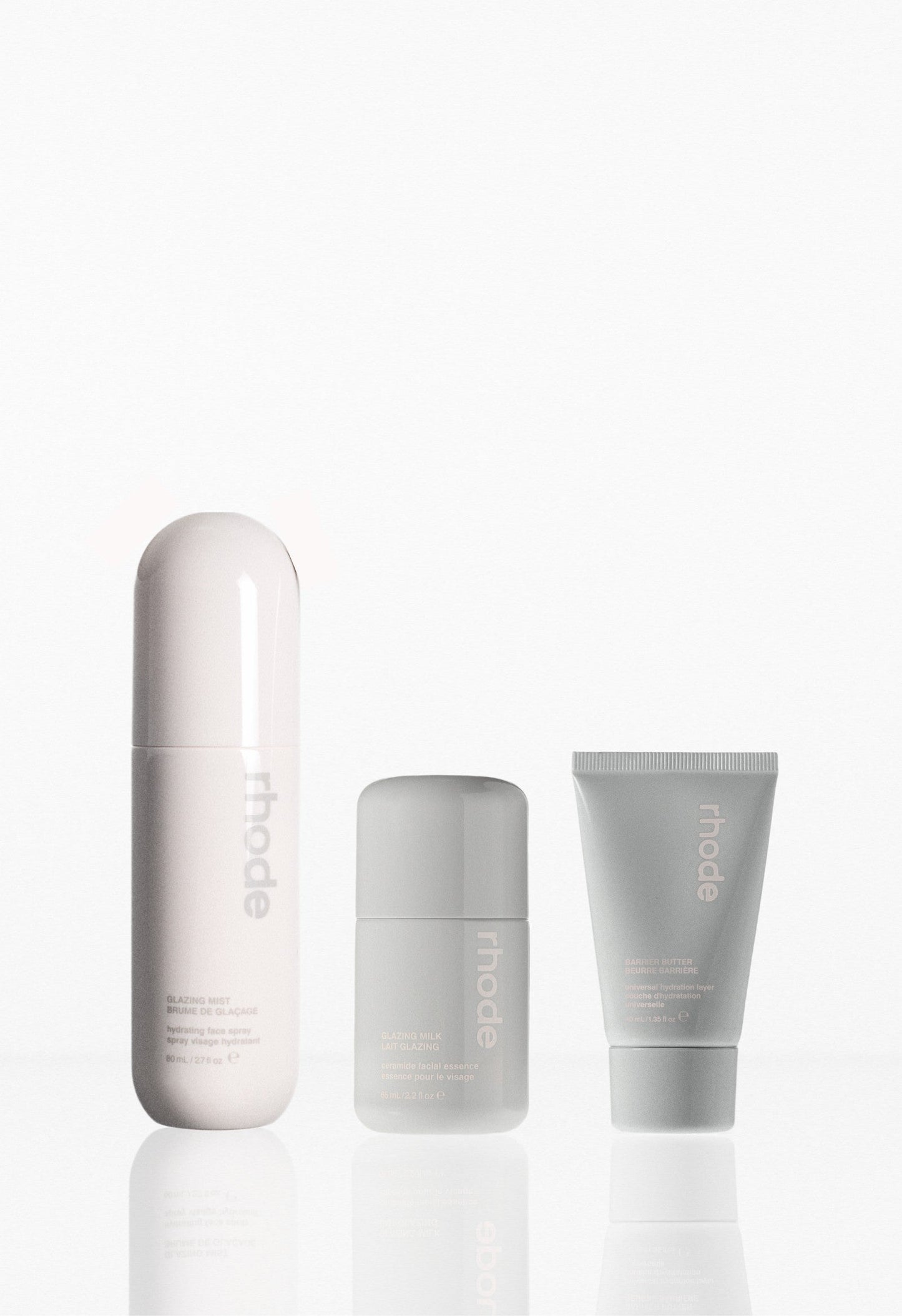 glazing mist, little glazing milk, little barrier butter